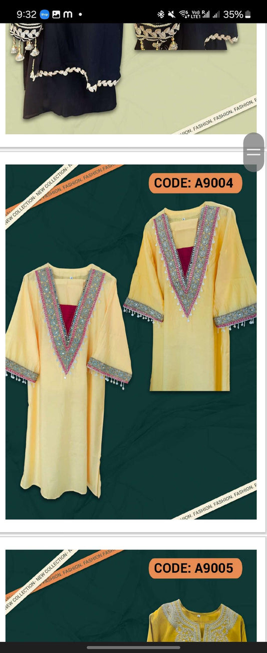 Dazzling Yellow and pink Cordset