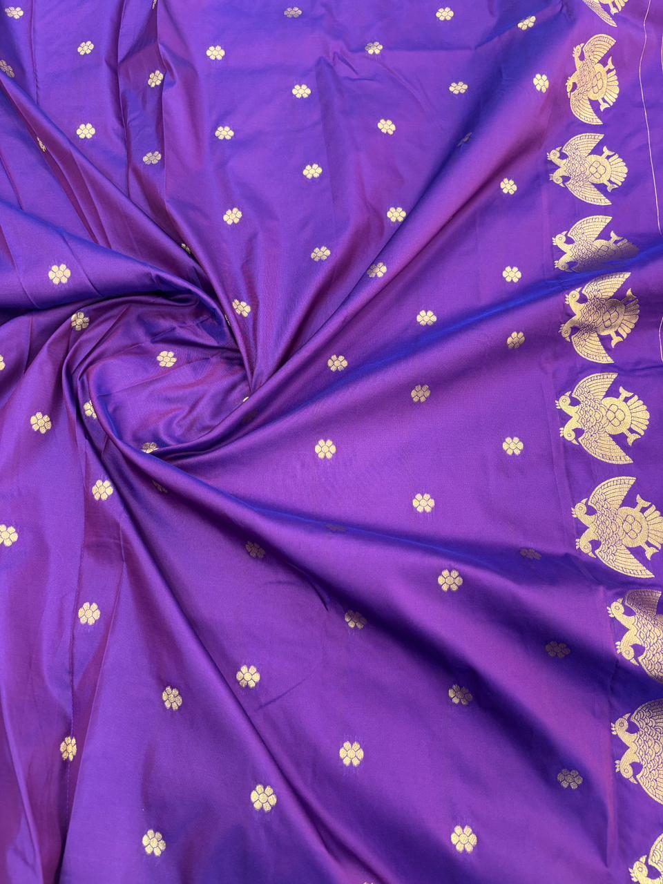 Premium soft banarasi silk saree with pichwai zari weaving work