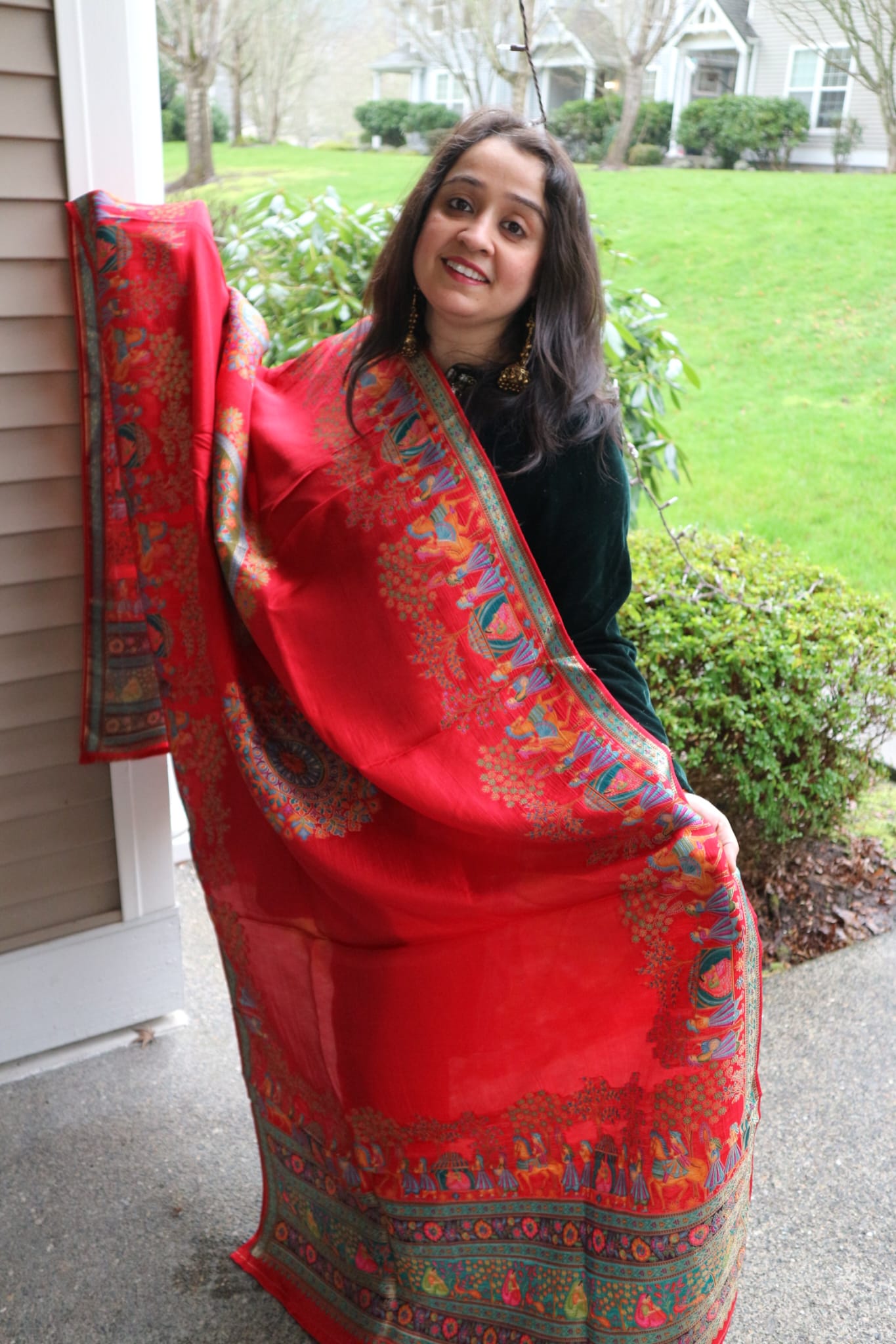 The Maharani’s Passage - Silk Dupatta