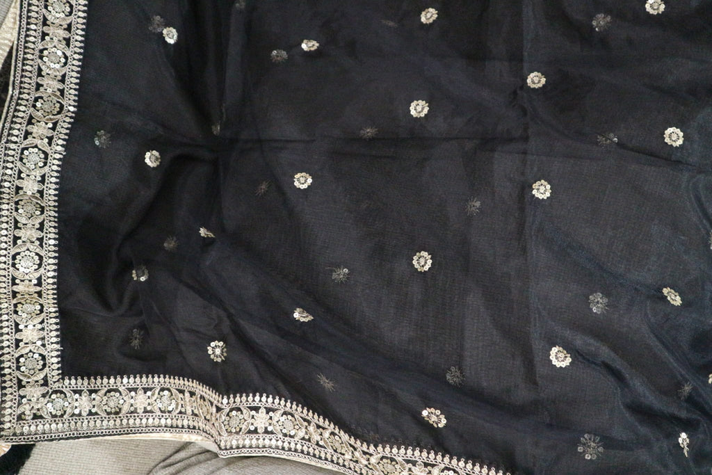 The Midnight Noir - Organza Dupatta