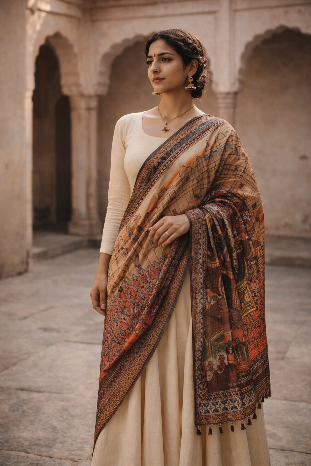 Ras | The Procession - Art Silk Dupatta