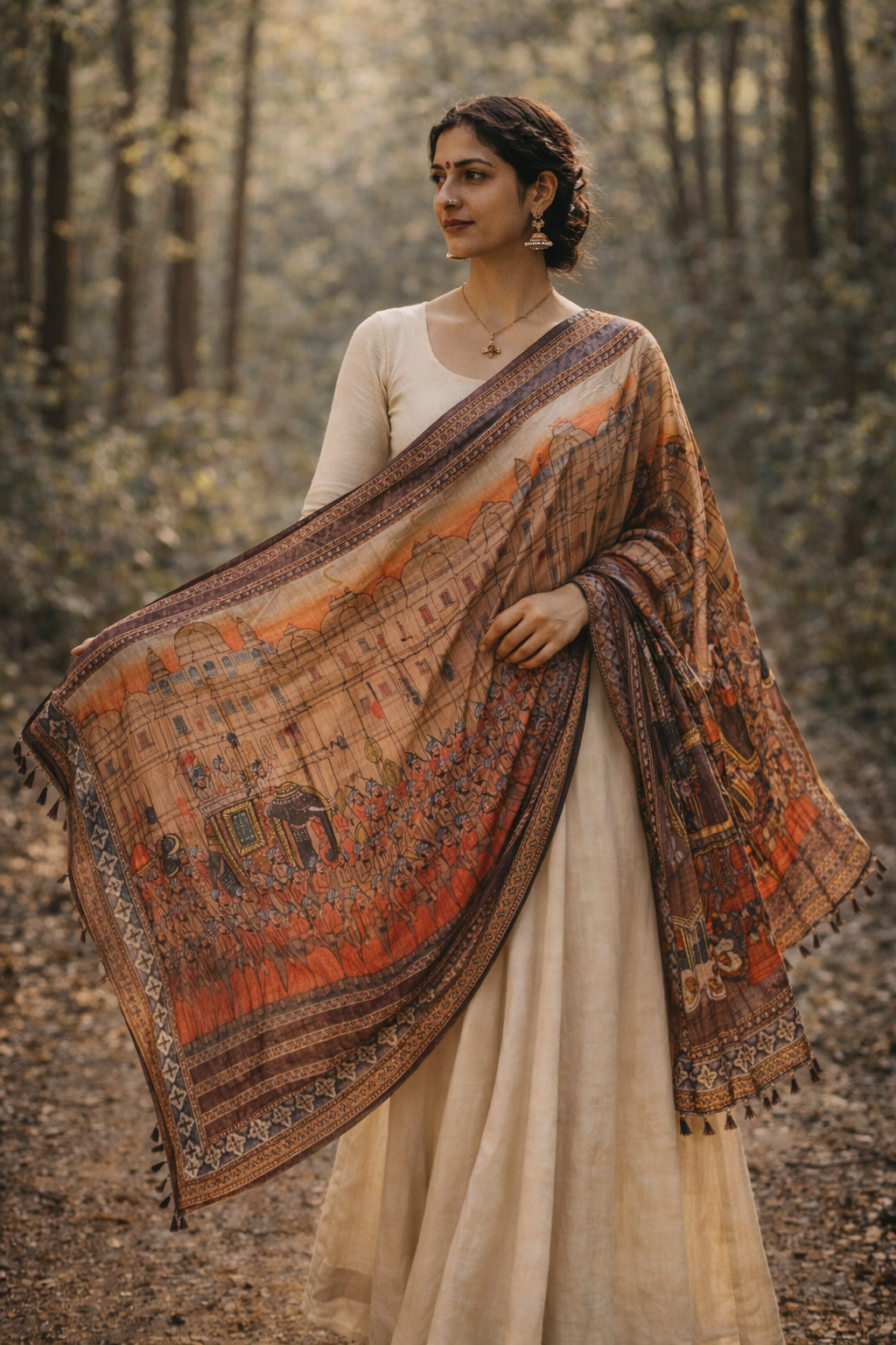 Ras | The Procession - Art Silk Dupatta
