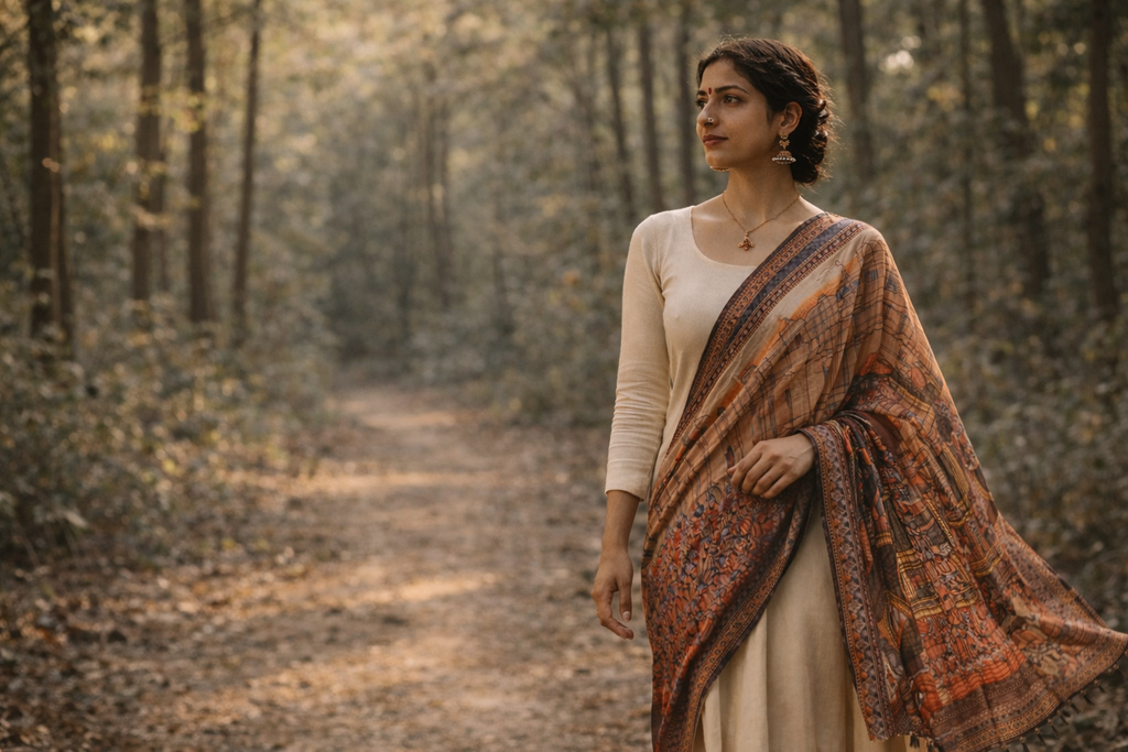 Ras | The Procession - Art Silk Dupatta