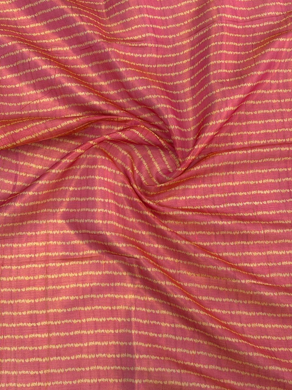 Soft tissue tussar silk saree with warli printed work