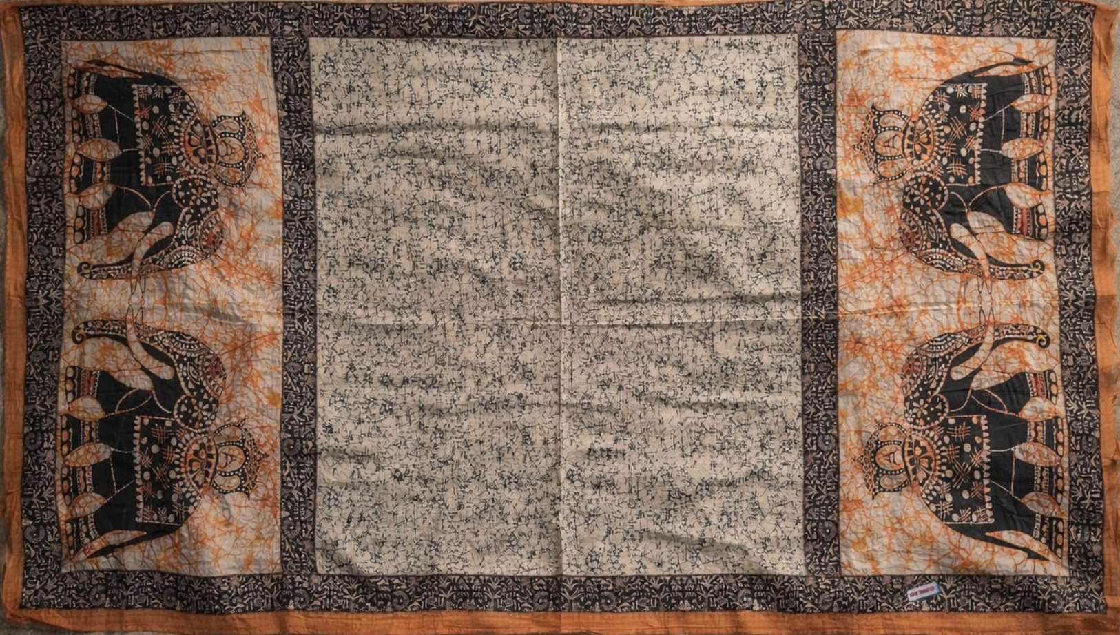 The Slow Walk — Art Silk Storytelling Dupatta