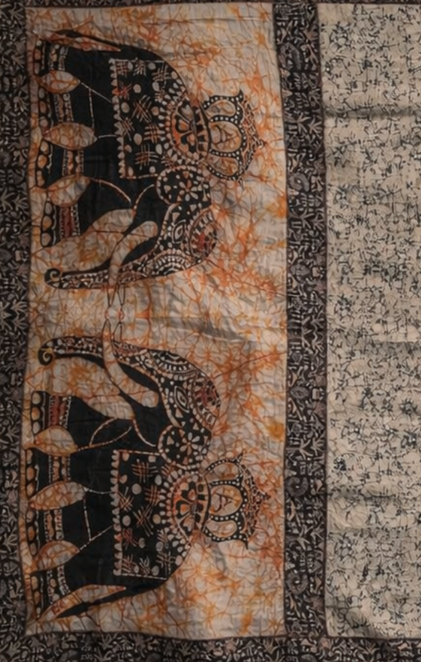 The Slow Walk — Art Silk Storytelling Dupatta
