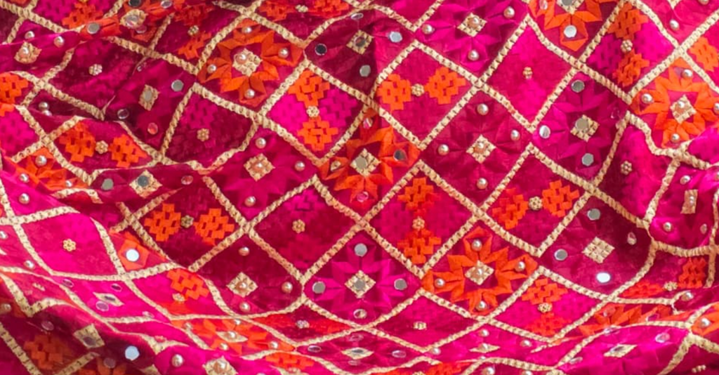 The Jaipur Mosaic- Phulkari Dupatta