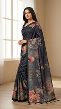 kalamkari printed premium tussar silk saree