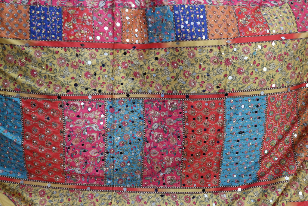 The Kaleidoscope – Mirror Work Crepe Dupatta