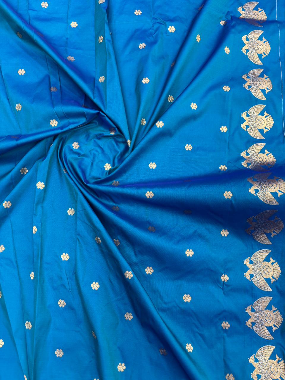 Premium soft banarasi silk saree with pichwai zari weaving work