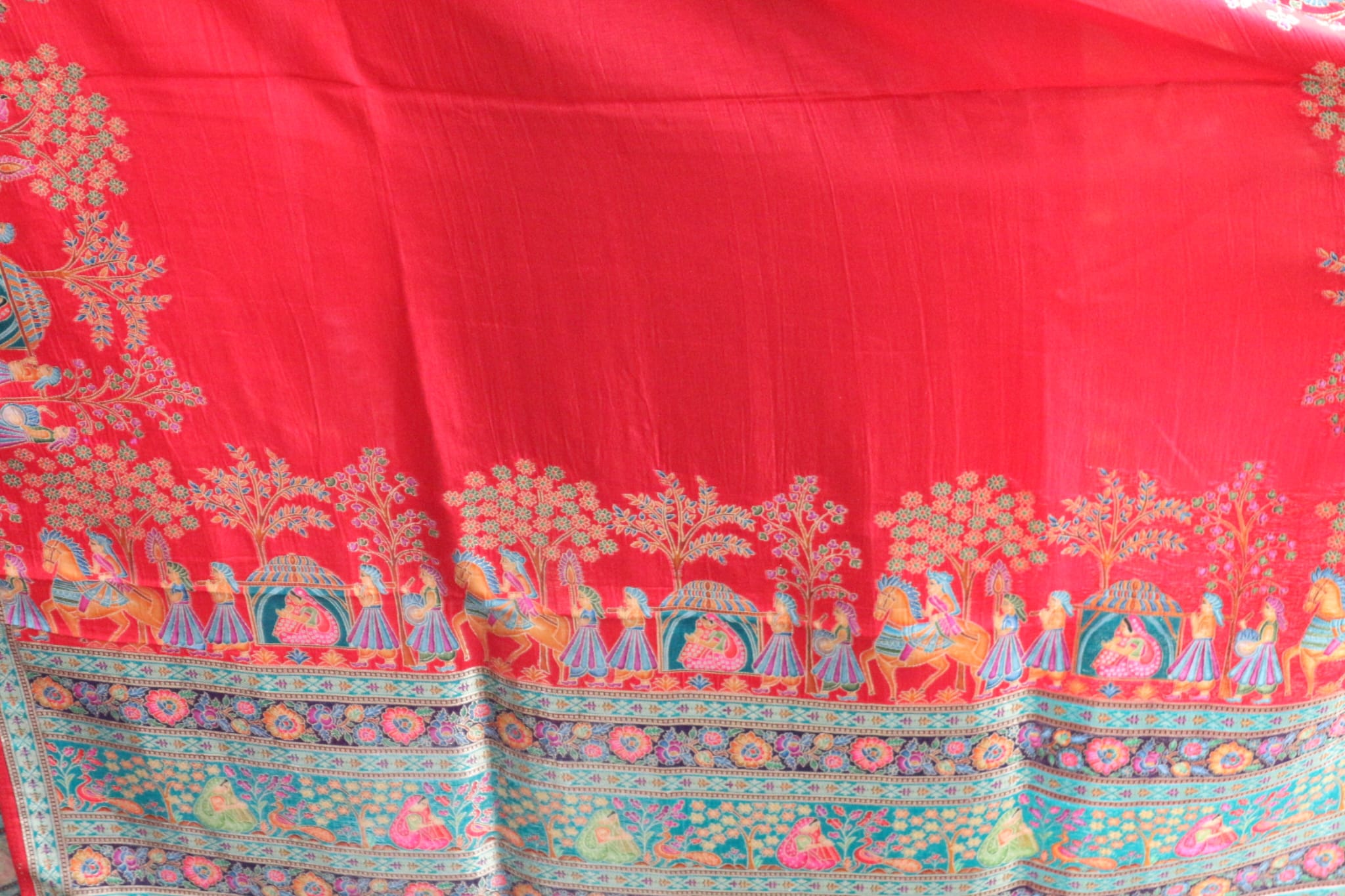 The Maharani’s Passage - Silk Dupatta