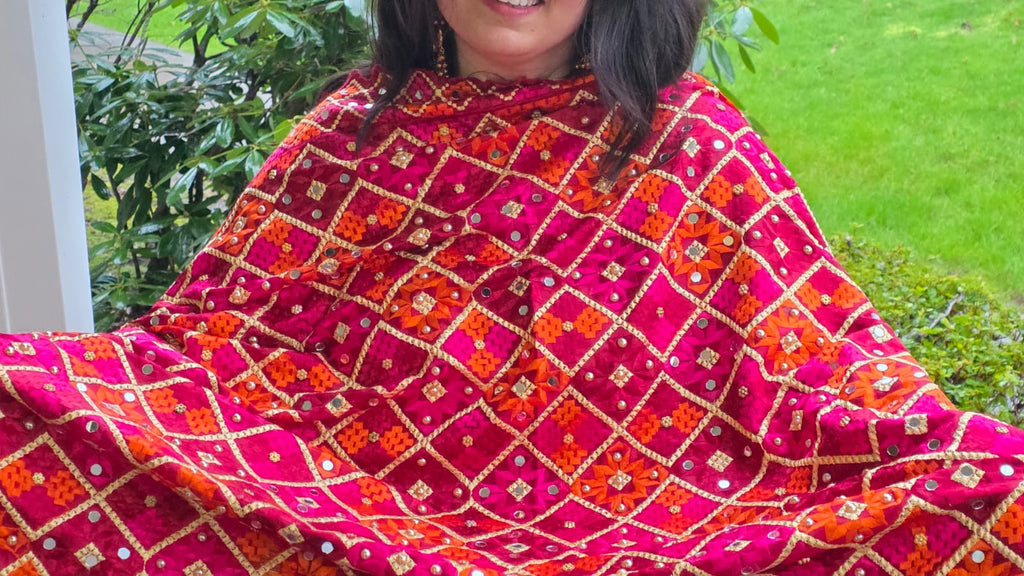 The Jaipur Mosaic- Phulkari Dupatta