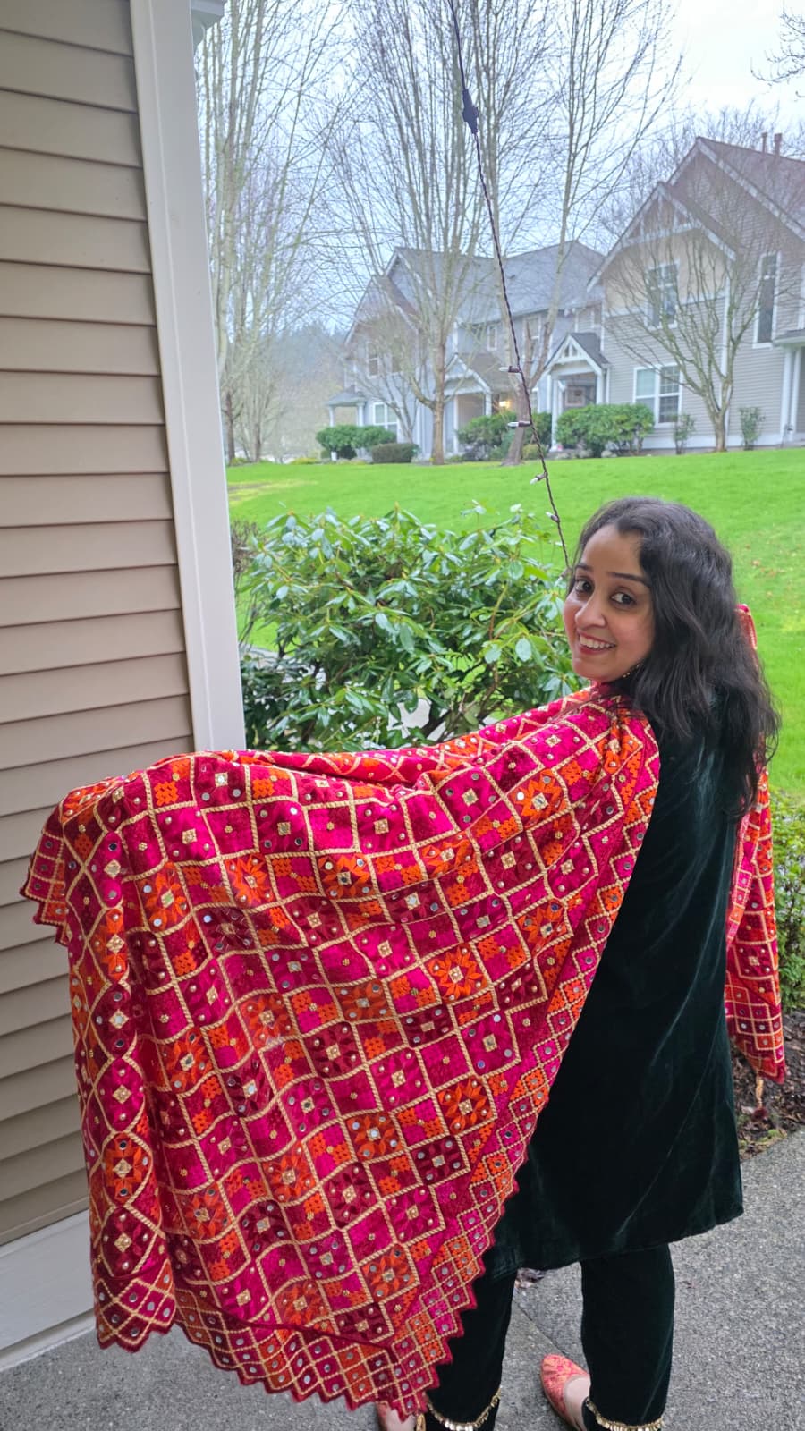 The Jaipur Mosaic- Phulkari Dupatta