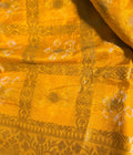 Traditional Yellow Gharchola Saree | Bandhani Silk Saree with Zari Work |Festive Wedding Wear | Indian Ethnic Saree
