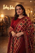 Handmade , Handwoven , Elegant vibrant & Authentic Multicolour Phulkari Dupatta / Indian Scarf. Hand embroidered