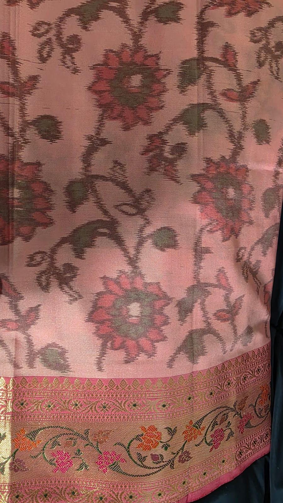 Pink Banarasi Saree