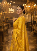 Elegant Yellow banarasi Saree & Festive Wear