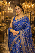 Elegant Blue banarasi Saree & Festive Wear