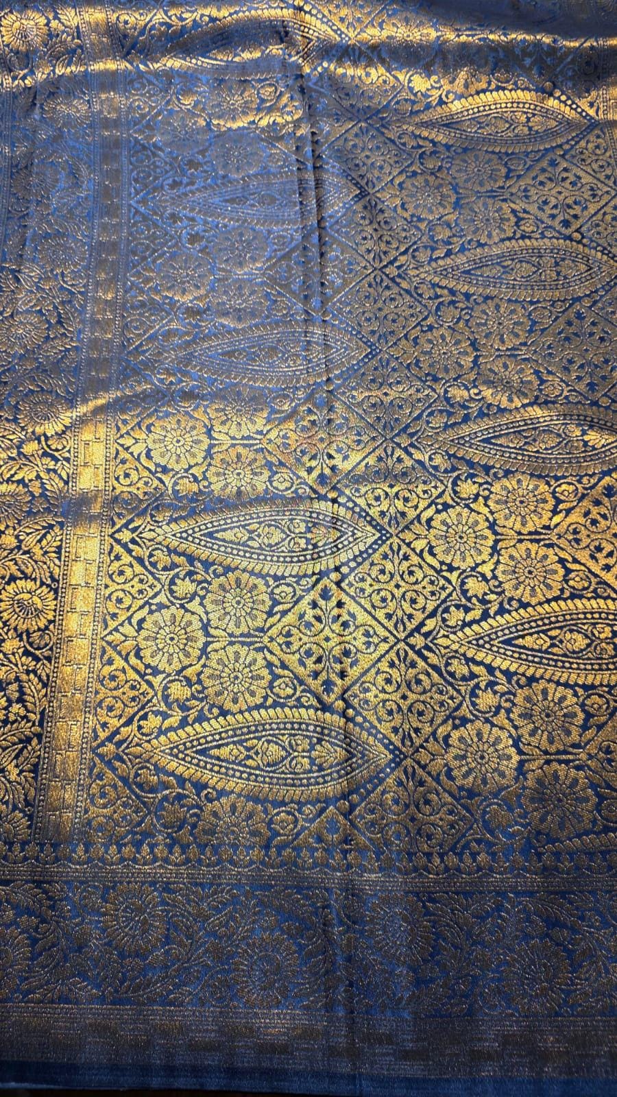 Elegant Blue banarasi Saree & Festive Wear