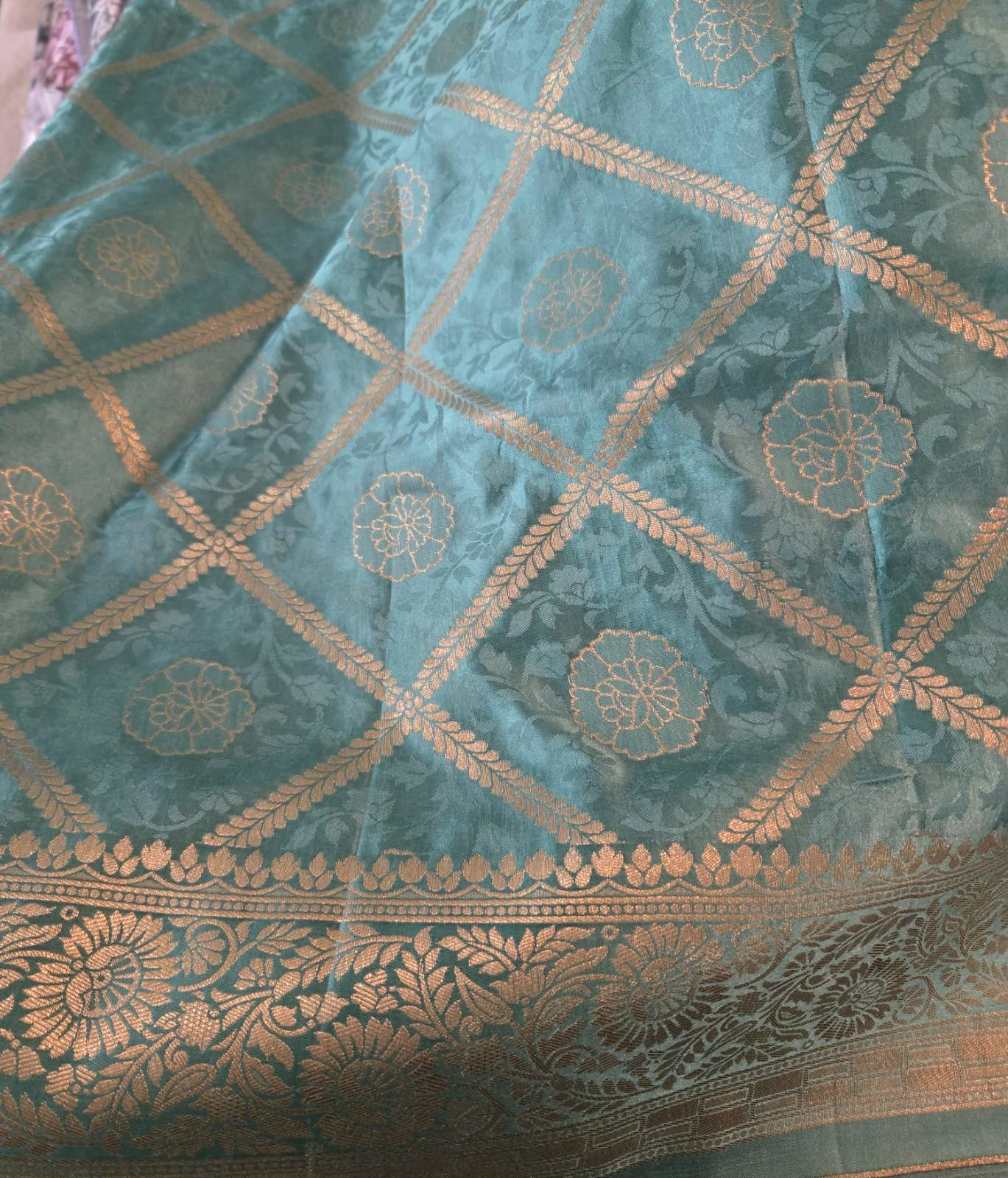 Elegant Green banarasi Saree & Festive Wear