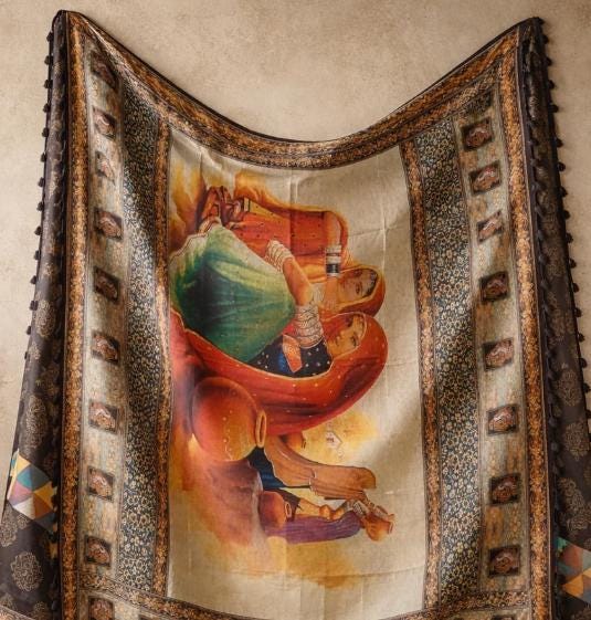 Saheliyon Ki Baithak – Heritage Art Silk Dupatta