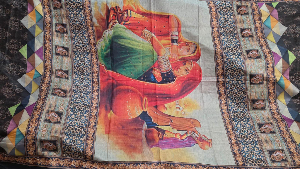 Saheliyon Ki Baithak – Heritage Art Silk Dupatta