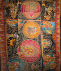 Black Mughal art dupatta