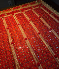 Handmade , Handwoven , Elegant vibrant & Authentic Multicolour Phulkari Dupatta / Indian Scarf. Hand embroidered
