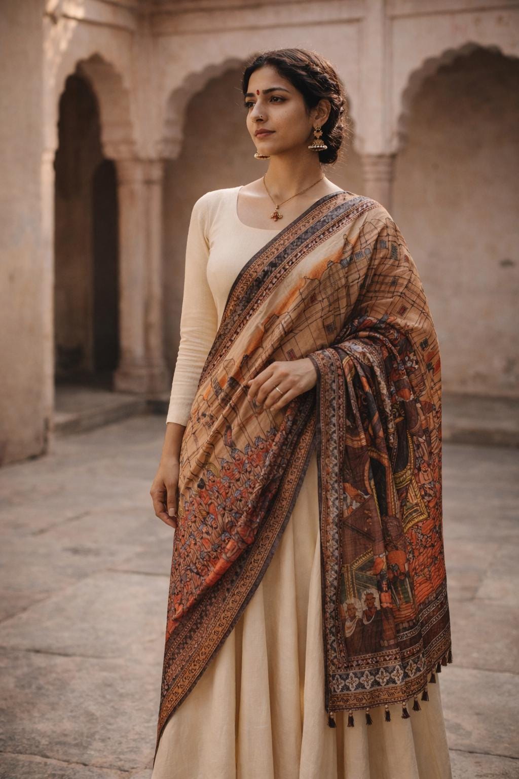 Ras | The Procession - Art Silk Dupatta