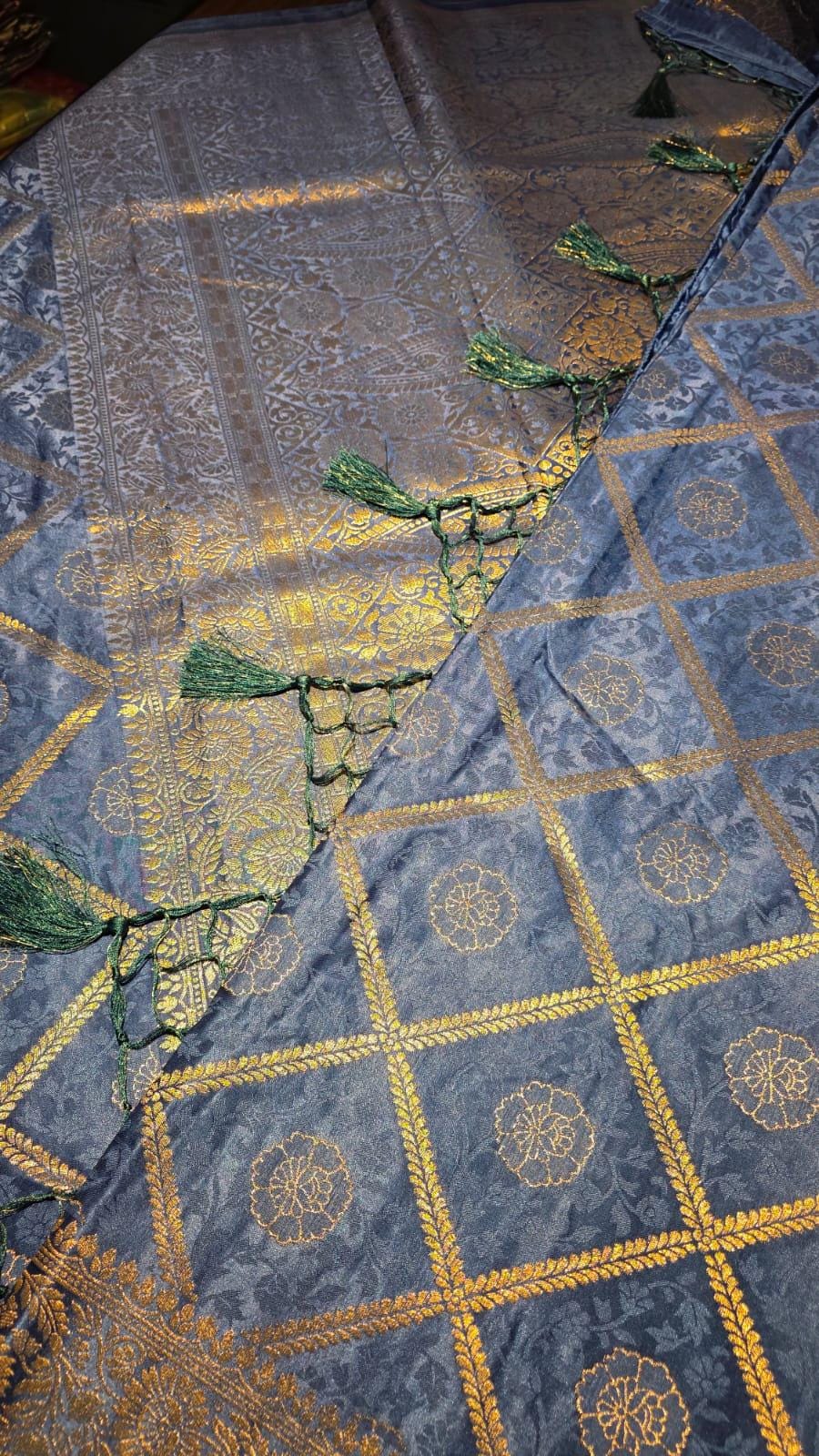 Elegant Blue banarasi Saree & Festive Wear