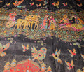 Black Mughal art dupatta