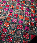 Handmade , Handwoven , Elegant vibrant & Authentic Multicolour Phulkari Dupatta / Indian Scarf. Hand embroidered