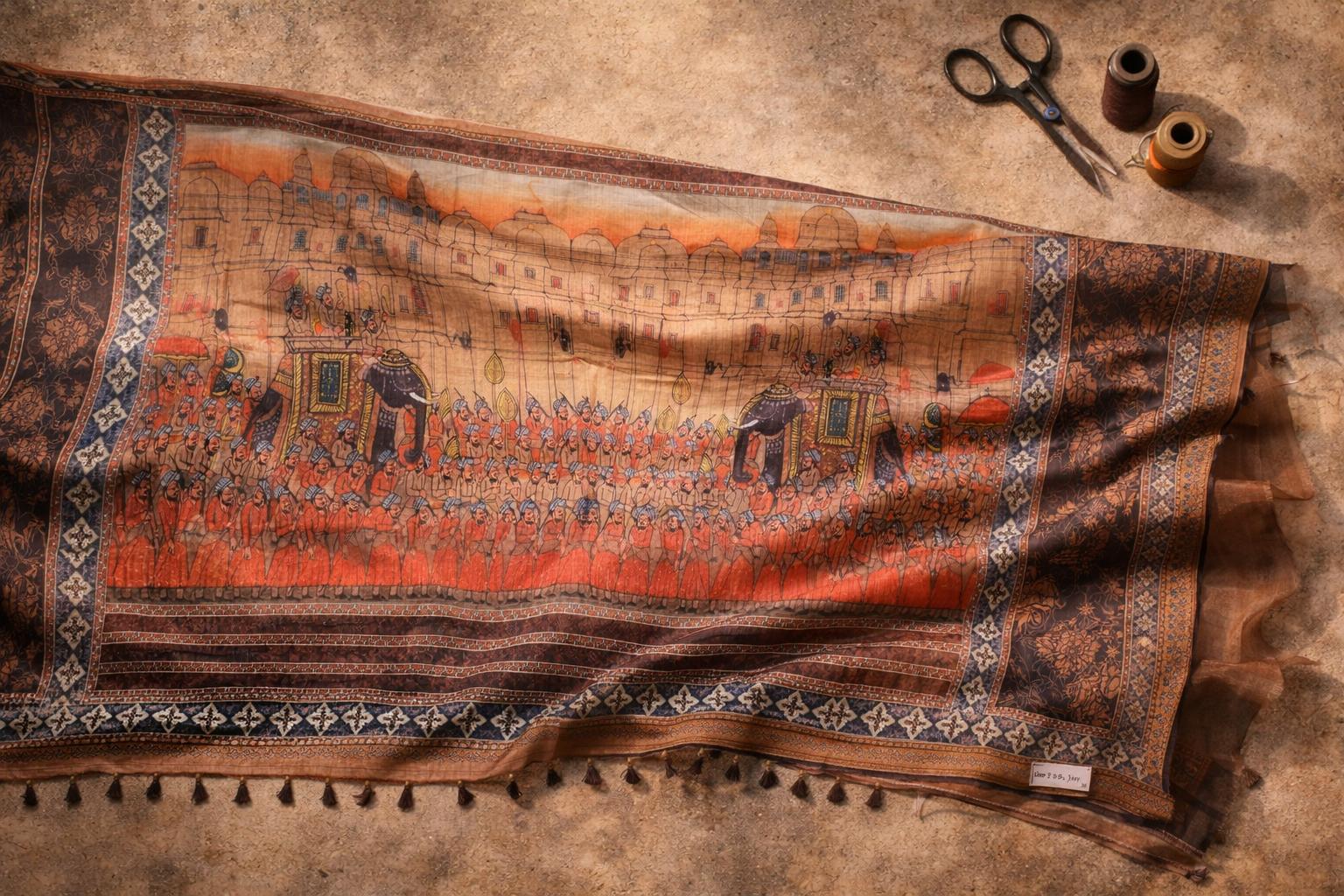 Ras | The Procession - Art Silk Dupatta