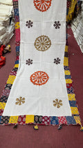 Handcrafted Cotton Ajrak Patchwork Dupatta | Ethnic Dupatta with Hand Block Motifs | Boho Indian Dupatta | Ishq by Isha