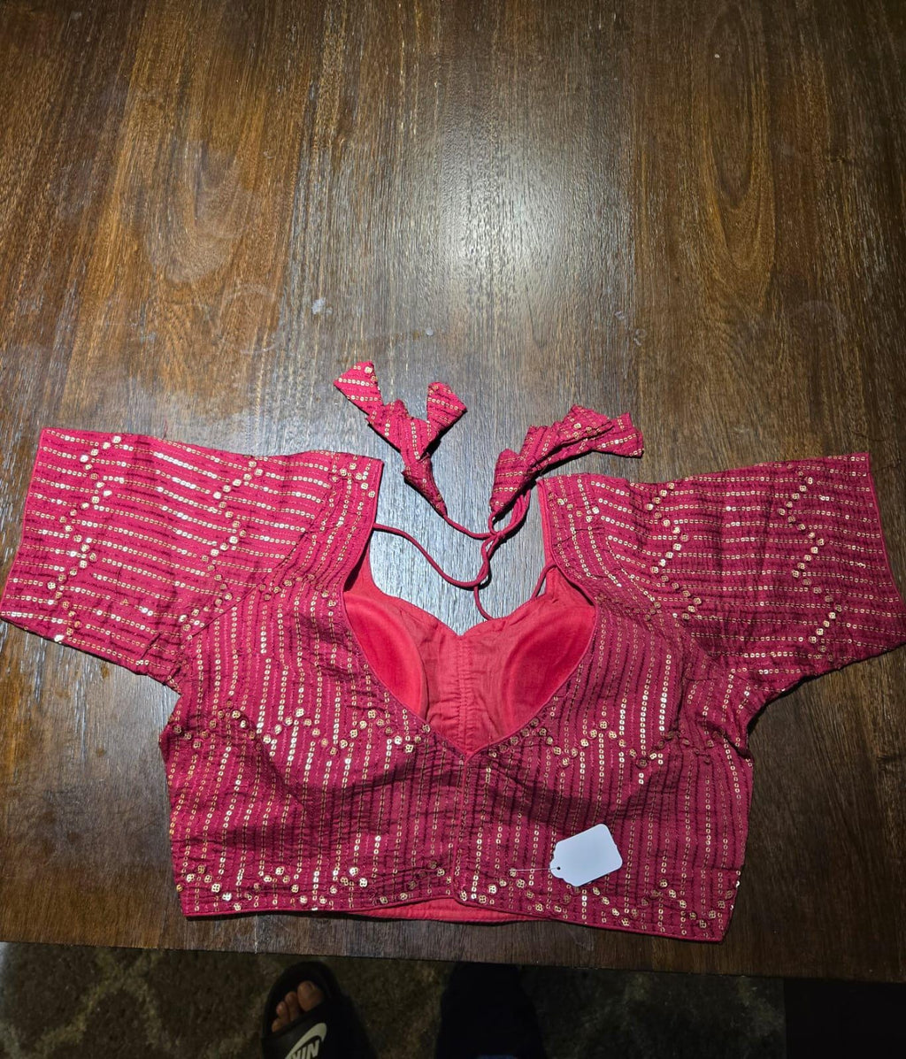 Handcrafted Indian Blouse | Festive Saree Blouse | Mirror Work Blouse | Wedding & Navratri Choli | Ethnic Designer Blouse for Women