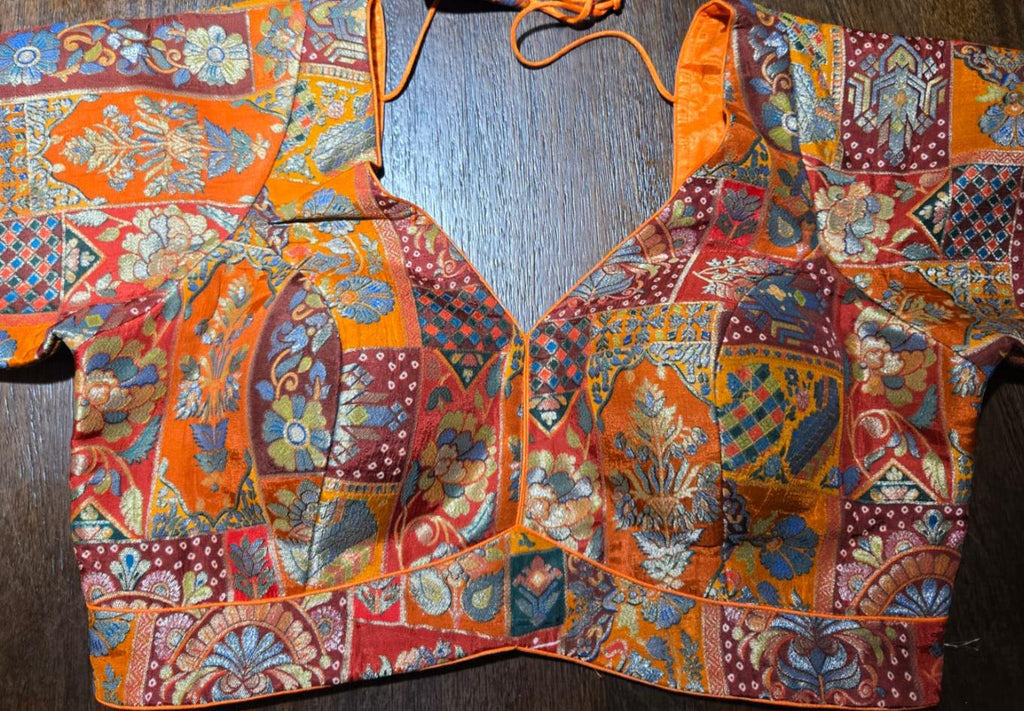 Handcrafted Indian Blouse | Festive Saree Blouse Mirror Work Blouse Wedding & Navratri Choli | Ethnic Designer Blouse for Women B29,B30,B32