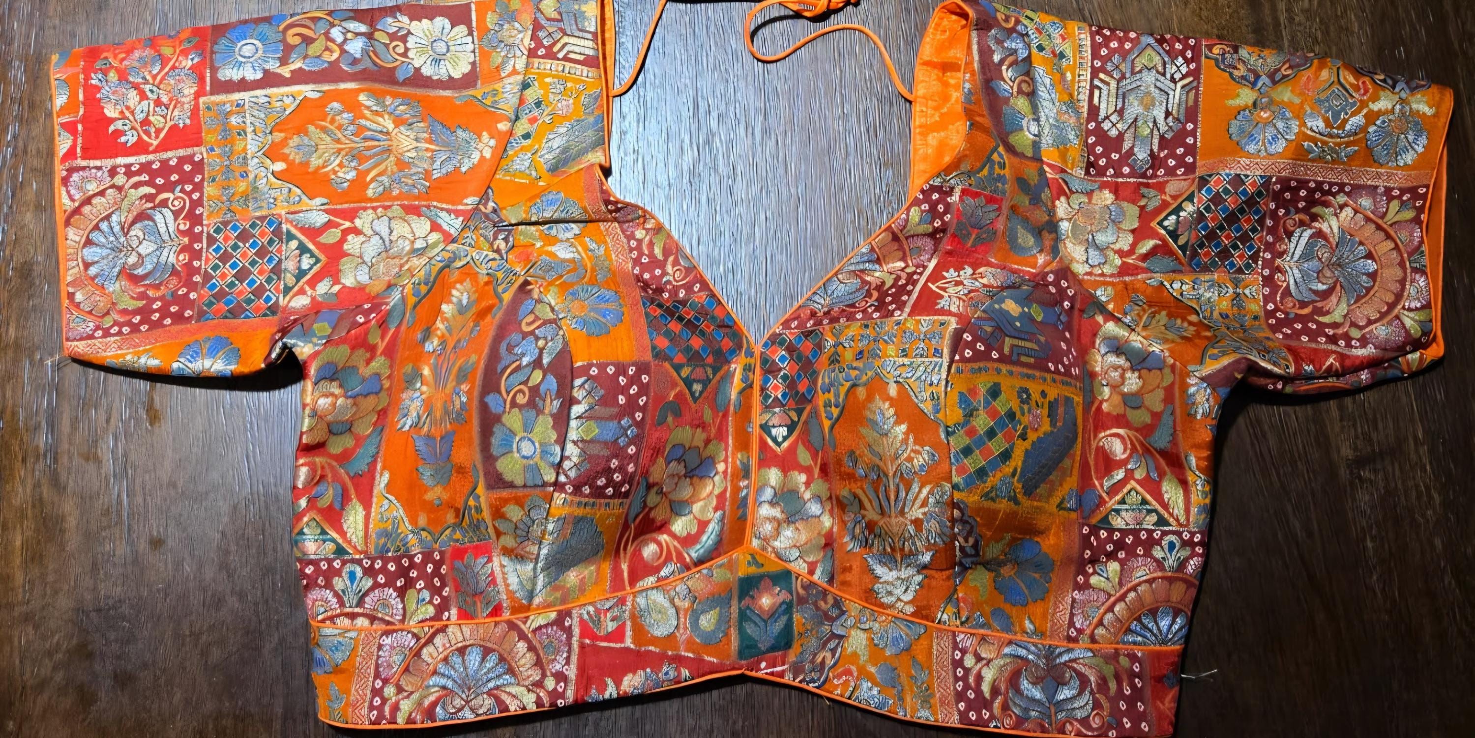 Handcrafted Indian Blouse | Festive Saree Blouse Mirror Work Blouse Wedding & Navratri Choli | Ethnic Designer Blouse for Women B29,B30,B32