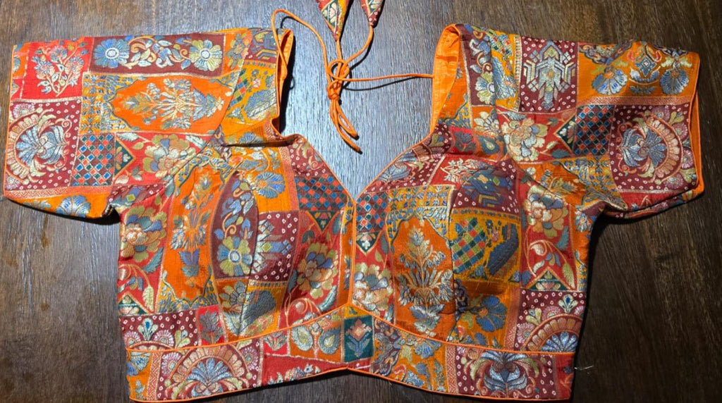 Handcrafted Indian Blouse | Festive Saree Blouse Mirror Work Blouse Wedding & Navratri Choli | Ethnic Designer Blouse for Women B29,B30,B32