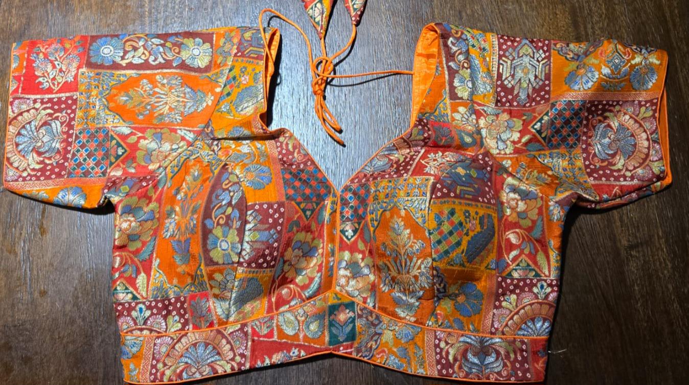 Handcrafted Indian Blouse | Festive Saree Blouse Mirror Work Blouse Wedding & Navratri Choli | Ethnic Designer Blouse for Women B29,B30,B32