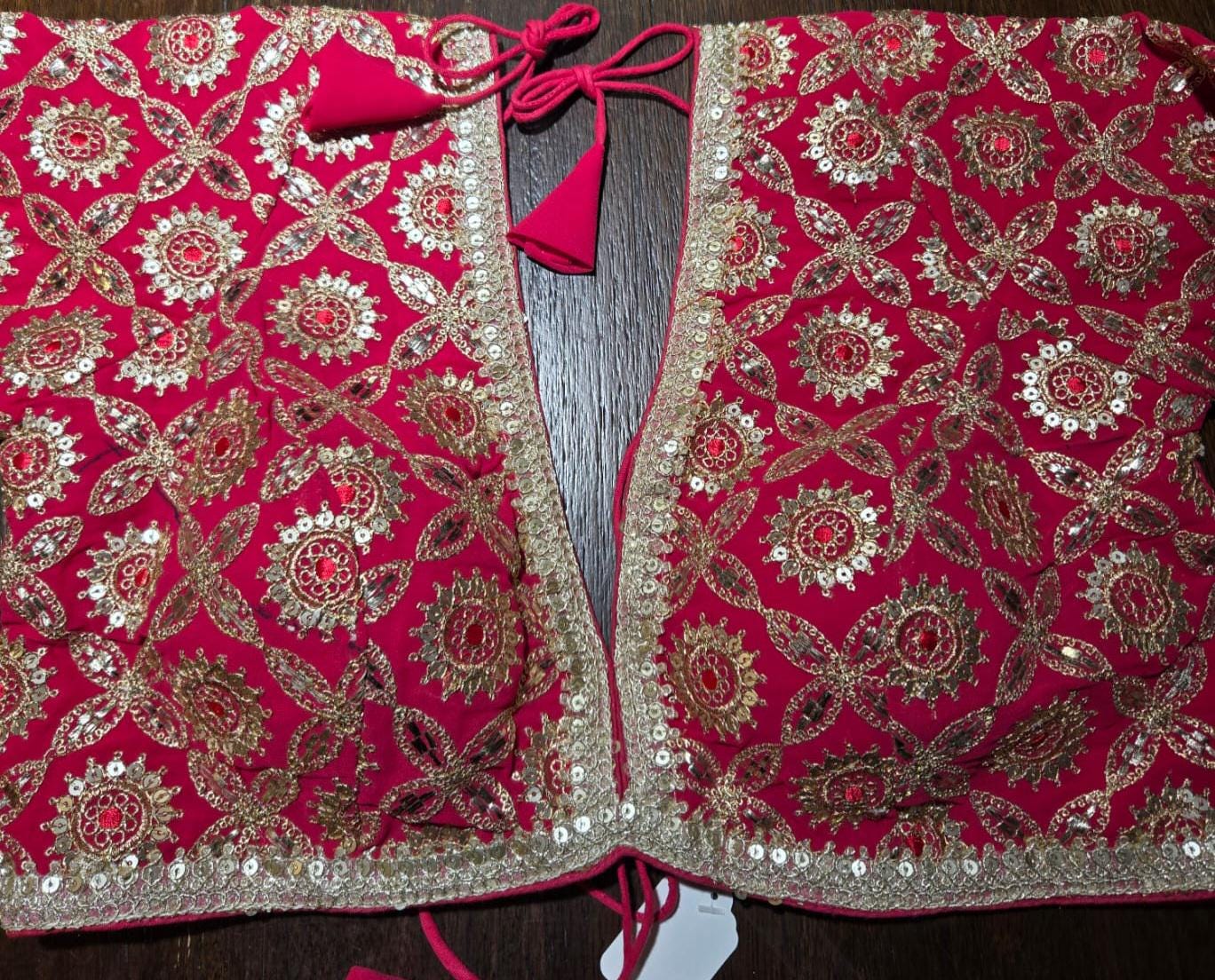 Handcrafted Indian Blouse | Festive Saree Blouse | Mirror Work Blouse | Wedding & Navratri Choli | Ethnic Designer Blouse for Women B52 ,B48
