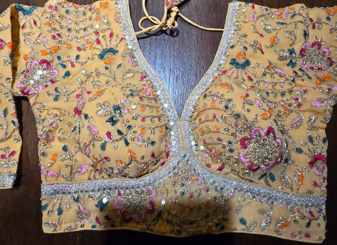 Handcrafted Indian Blouse Festive Saree Blouse Mirror Work Blouse Wedding &Navratri Choli | Ethnic Designer Blouse for Women B49,B50,B51,B48