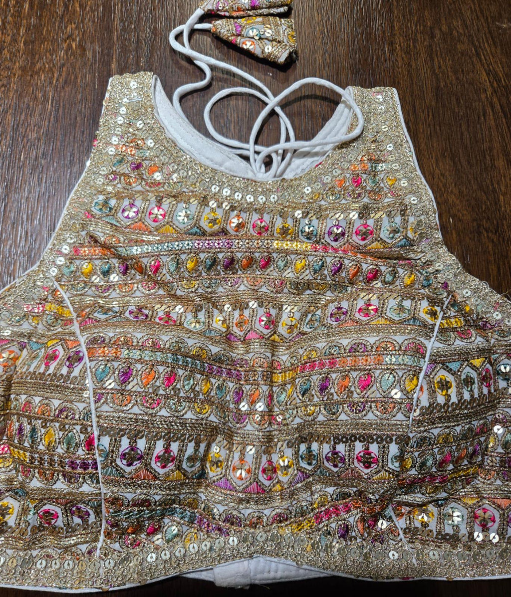 Handcrafted Indian Blouse | Festive Saree Blouse | Mirror Work Blouse | Wedding & Navratri Choli | Ethnic Designer Blouse for Women B43 ,B44