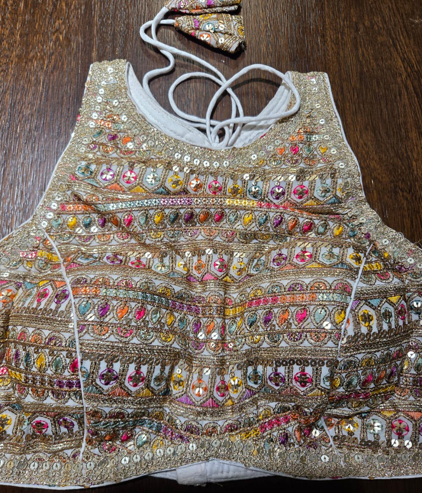 Handcrafted Indian Blouse | Festive Saree Blouse | Mirror Work Blouse | Wedding & Navratri Choli | Ethnic Designer Blouse for Women B43 ,B44