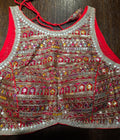 Handcrafted Indian Blouse | Festive Saree Blouse | Mirror Work Blouse | Wedding & Navratri Choli | Ethnic Designer Blouse for Women B43 ,B44
