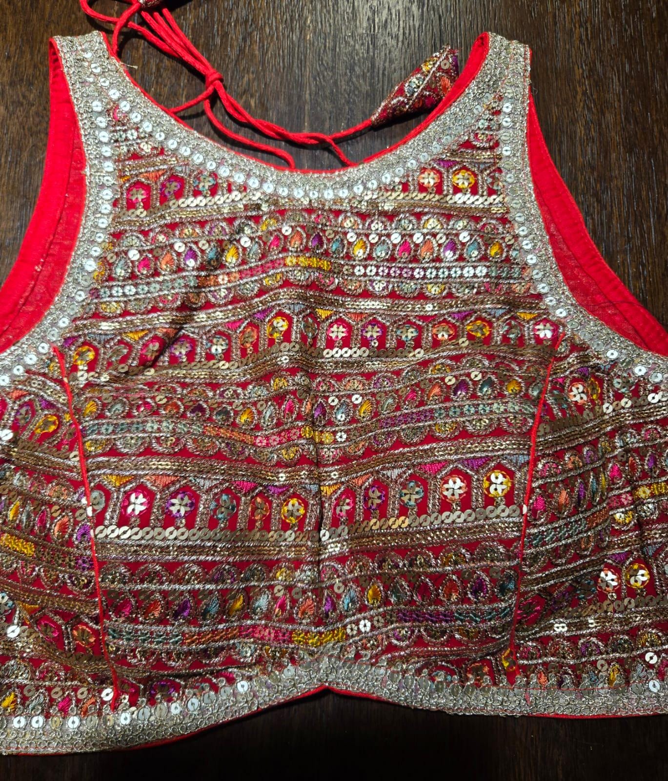 Handcrafted Indian Blouse | Festive Saree Blouse | Mirror Work Blouse | Wedding & Navratri Choli | Ethnic Designer Blouse for Women B43 ,B44