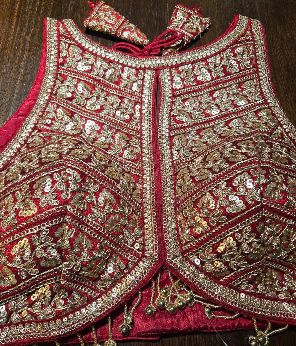 Handcrafted Indian Blouse | Festive Saree Blouse | Mirror Work Blouse | Wedding & Navratri Choli | Ethnic Designer Blouse for Women