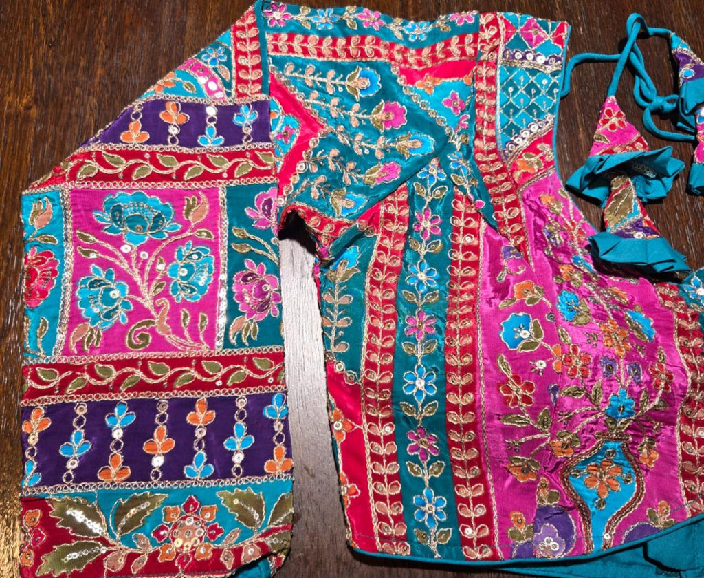 Handcrafted Indian Blouse | Festive Saree Blouse | Mirror Work Blouse | Wedding & Navratri Choli | Ethnic Designer Blouse for Women