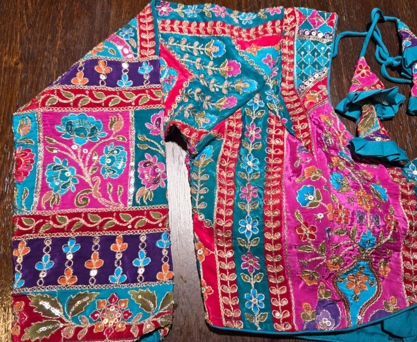 Handcrafted Indian Blouse | Festive Saree Blouse | Mirror Work Blouse | Wedding & Navratri Choli | Ethnic Designer Blouse for Women