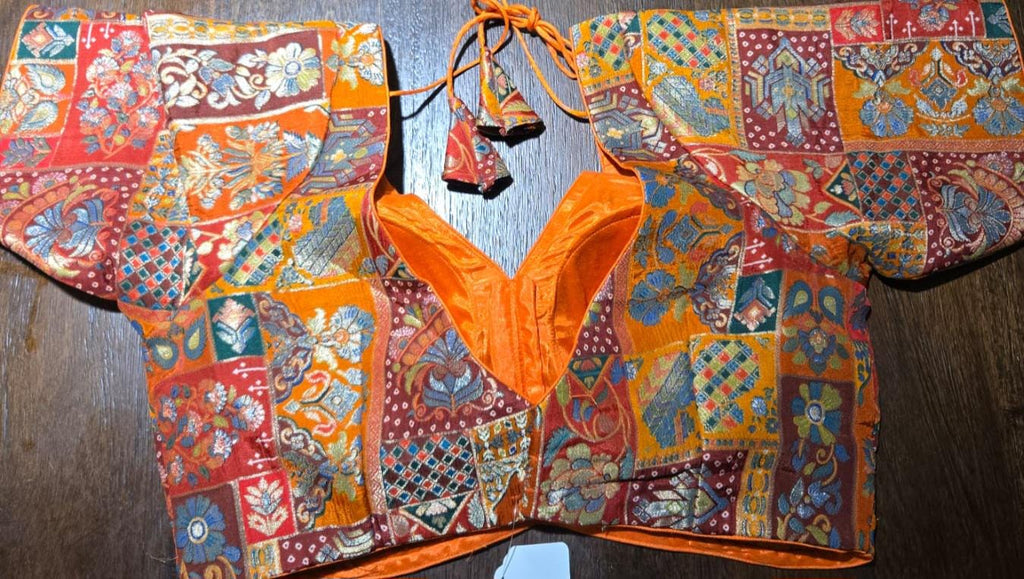 Handcrafted Indian Blouse | Festive Saree Blouse Mirror Work Blouse Wedding & Navratri Choli | Ethnic Designer Blouse for Women B29,B30,B32