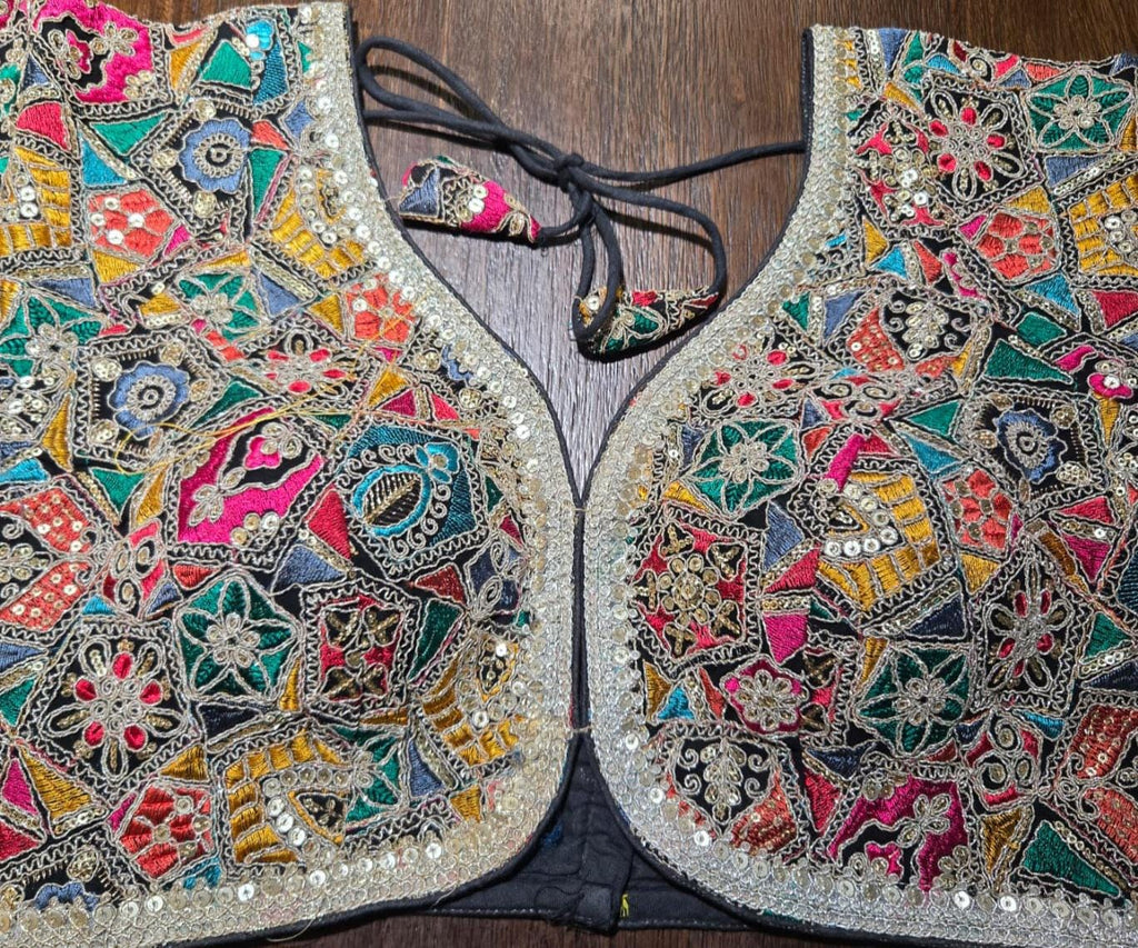 Handcrafted Indian Blouse | Festive Saree Blouse | Mirror Work Blouse | Wedding & Navratri Choli | Ethnic Designer Blouse for Women B45, B46